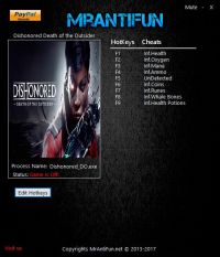 Dishonored: Death of the Outsider — трейнер для версии 1.142.3.8 (+9) MrAntiFun